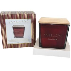 Sand + Fog Candle Blush Rose XL 57oz 4 Wick Scented Soy Wax Essential Oil Candle